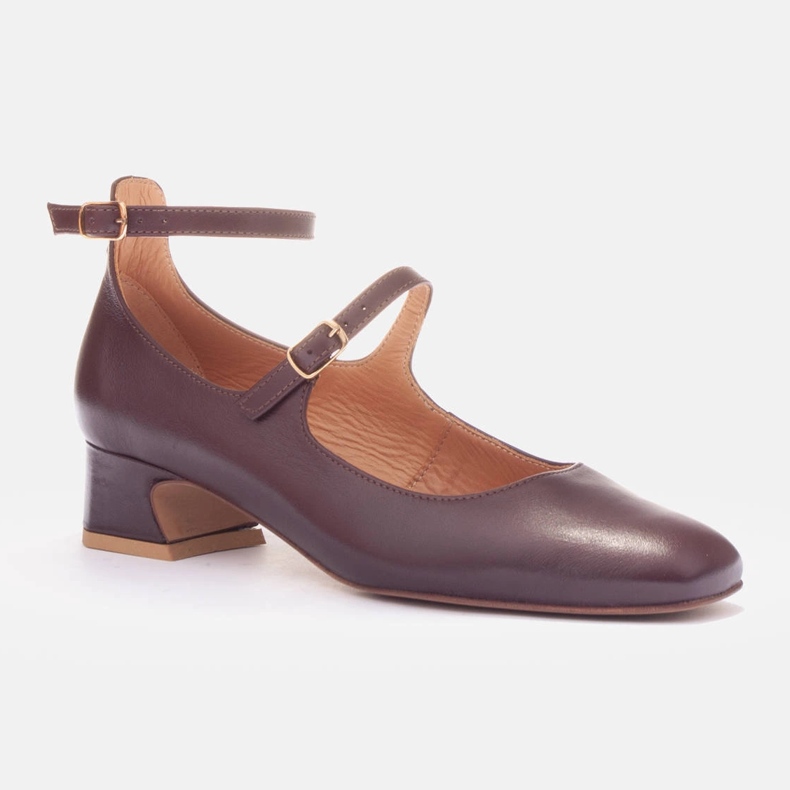 Marco Shoes Czółenka z zapięciem czerwone 1