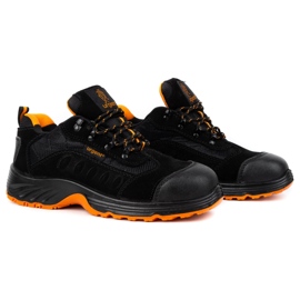 Męskie buty robocze URGENT 210/S1 SRA czarne 2