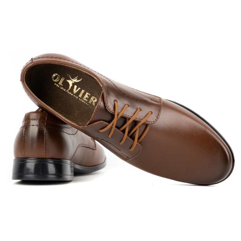 Olivier Buty dziecięce wizytowe komunijne J1 brązowe 3
