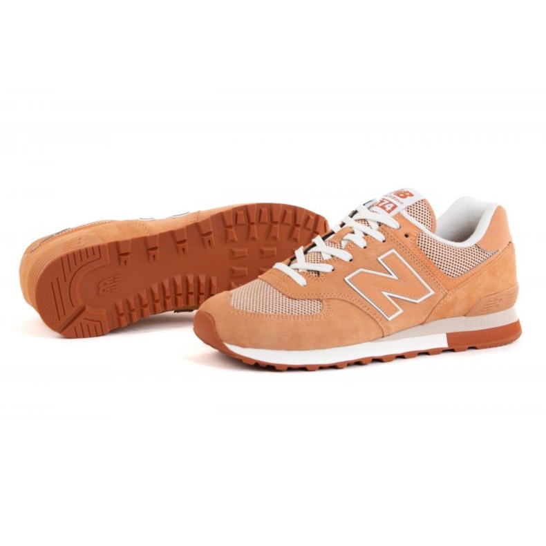 Buty New Balance M ML574BT2 pomarańczowe 1
