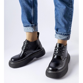 Czarne krótkie klasyczne workery Aristide 1