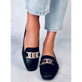 Mokasyny damskie Lidia Black czarne 1