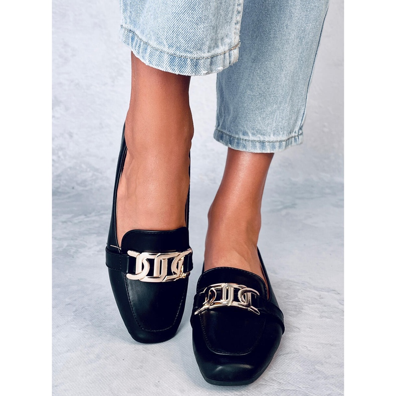 Mokasyny damskie Lidia Black czarne 1