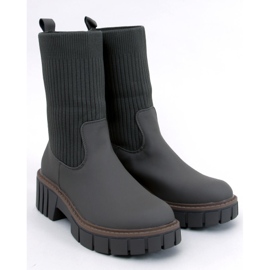 Sztyblety wysokie z elastyczną cholewką Ruddins Kaki zielone 1