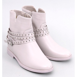 Botki na koturnie Stovall Beige beżowy 1