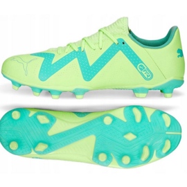 Buty piłkarskie korki Puma Future Play FG/AG 107187 03 zielone 1