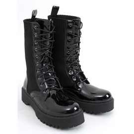 Workery skarpetkowa cholewka Soks Black czarne 1