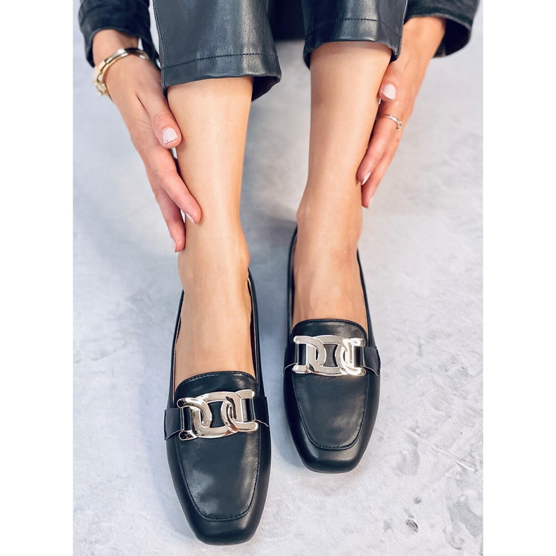Mokasyny damskie Paola Black czarne 2