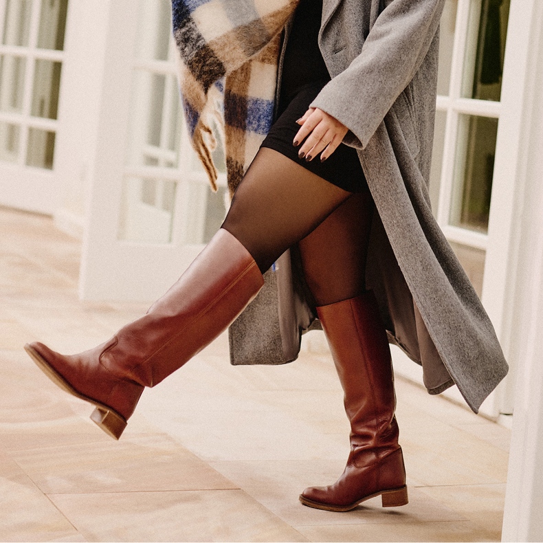 Marco Shoes Kozaki Ruby Standard brązowe 2