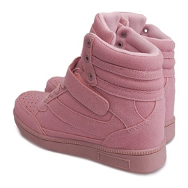 Sneakersy Na Koturnie XW33268 Różowy różowe 4