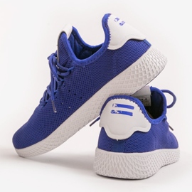 Niebieskie obuwie sportowe F04-5 2