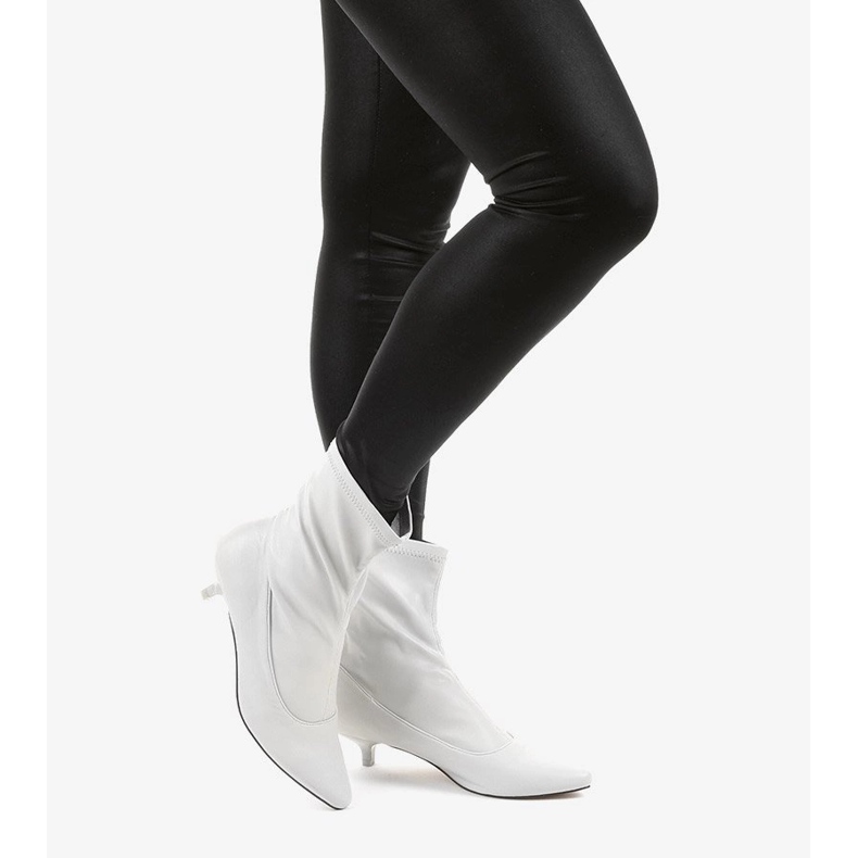 Szare szpilki ze skarpetą Ragemour 1