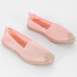 Różowe espadryle Sunshine 1