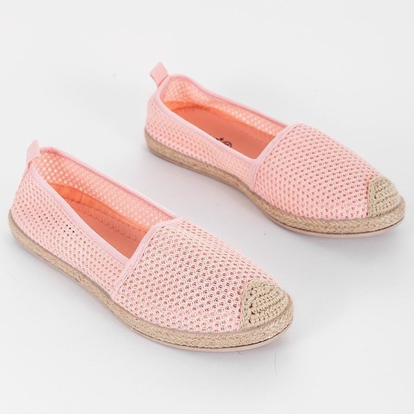 Różowe espadryle Sunshine 1