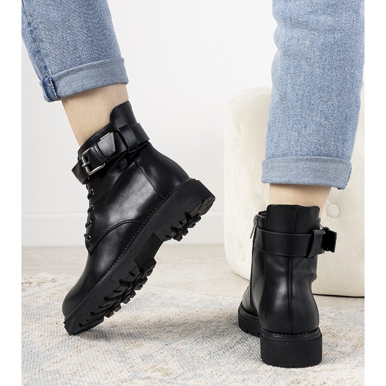 Czarne botki damskie Cross Jeans Amadis 1