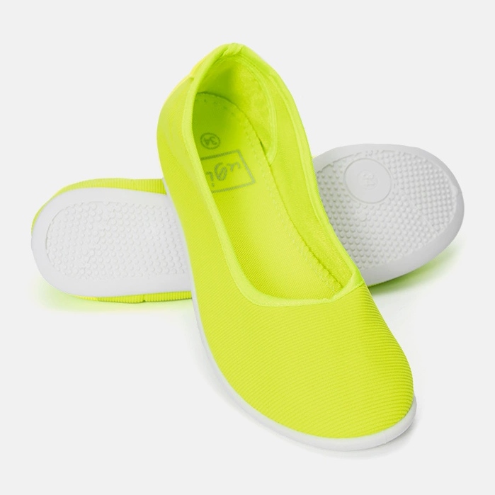 Zielone balerinki dziecięce Geneseo 2