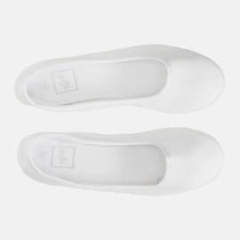 Białe balerinki dziecięce Geneseo 1