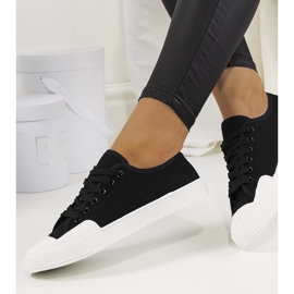 Czarne trampki damskie Rivas 2