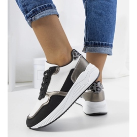 Czarne sneakersy Mazzanta białe 1