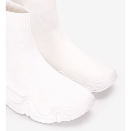 Białe wysokie sneakersy Terica 2