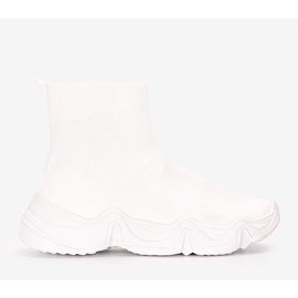 Białe wysokie sneakersy Terica 1