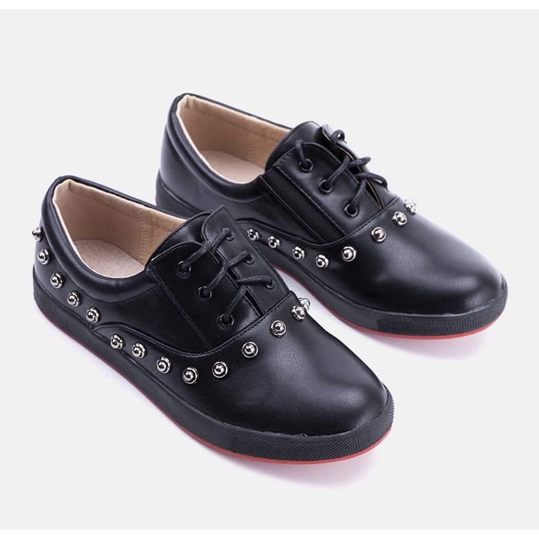 Czarne tenisówki dziecięce Milla 1