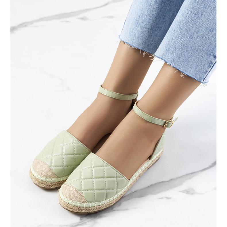 Zielone espadryle Faiza 1