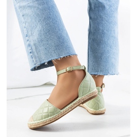 Zielone espadryle Faiza 2