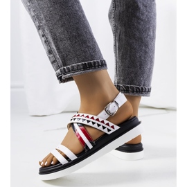 Białe sandały damskie Doren 1