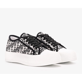 Białe trampki na platformie Lalonde 1