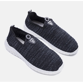 Czarne męskie sneakersy skarpetkowe Orygin 1