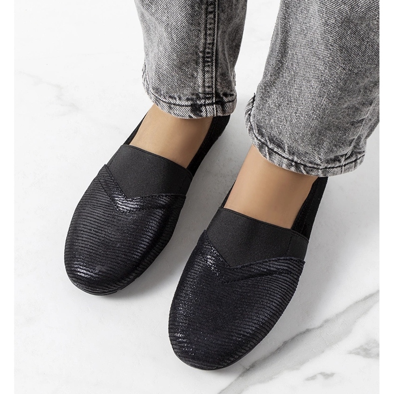 Czarne tenisówki Boirs 1