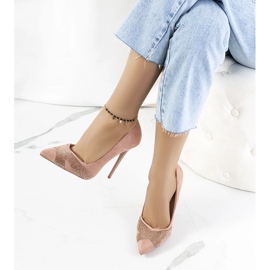 Różowe szpilki Steven 1