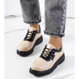 Beżowe półbuty Parram beżowy 1