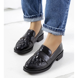 Czarne mokasyny Alexana 1