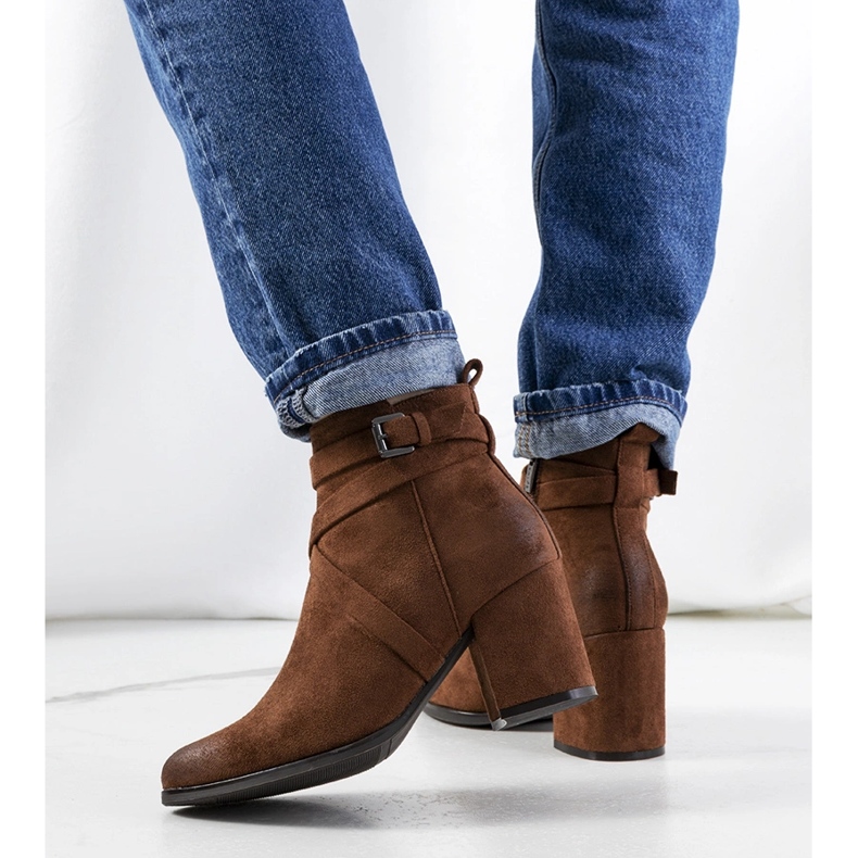 Brązowe botki Mossley 1