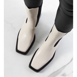 Beżowe botki Maret beżowy 2