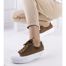 Zielone trampki na platformie Kilkenny 1