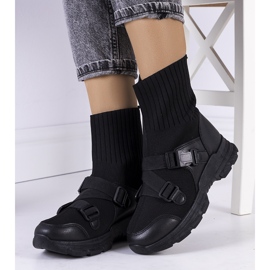 Czarne sneakersy Saker 1