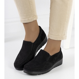 Czarne półbuty Pirn 1