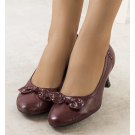 Czerwone czółenka z kokardką Repina 2