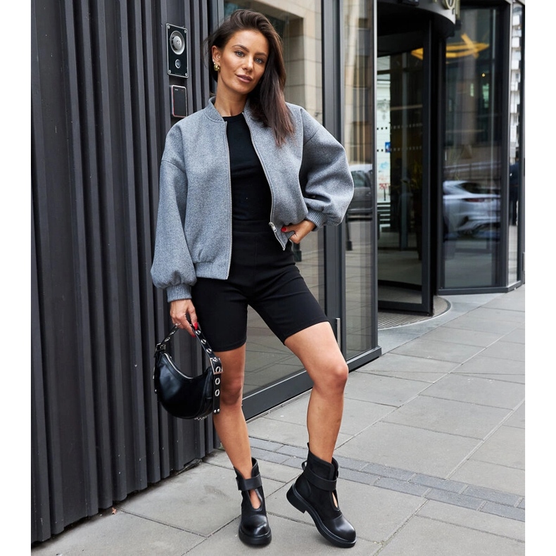 Czarne botki damskie Elbika 1