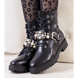 Czarne traperki Ardore 1