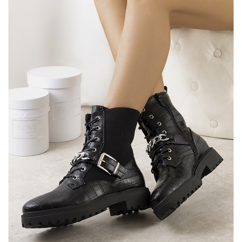 BM Czarne traperki Magana 2