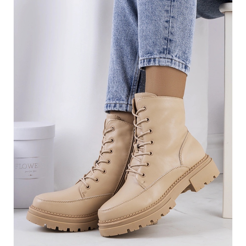 Beżowe traperki Caldera beżowy 1