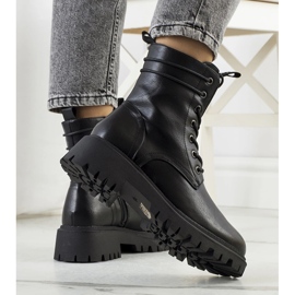 Czarne traperki Aleida 1