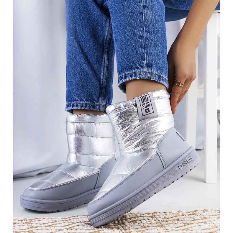 Big Star Srebrne śniegowce II274118 srebrny 1