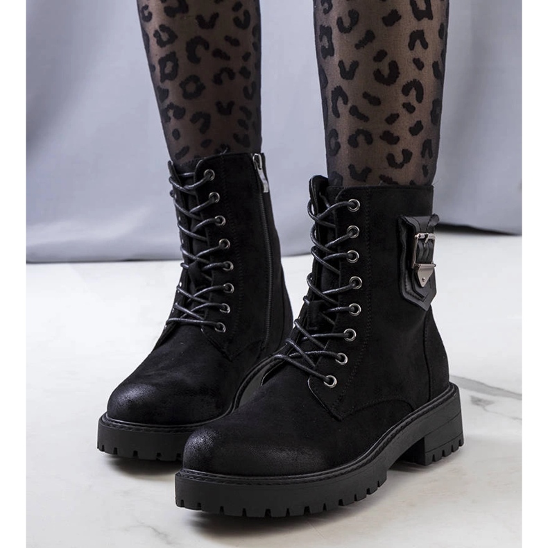 Czarne traperki Judy 1