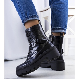 Czarne traperki Norra 1