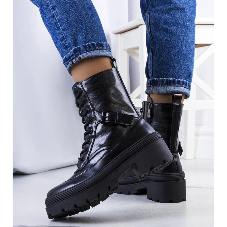 Czarne traperki Norra 1